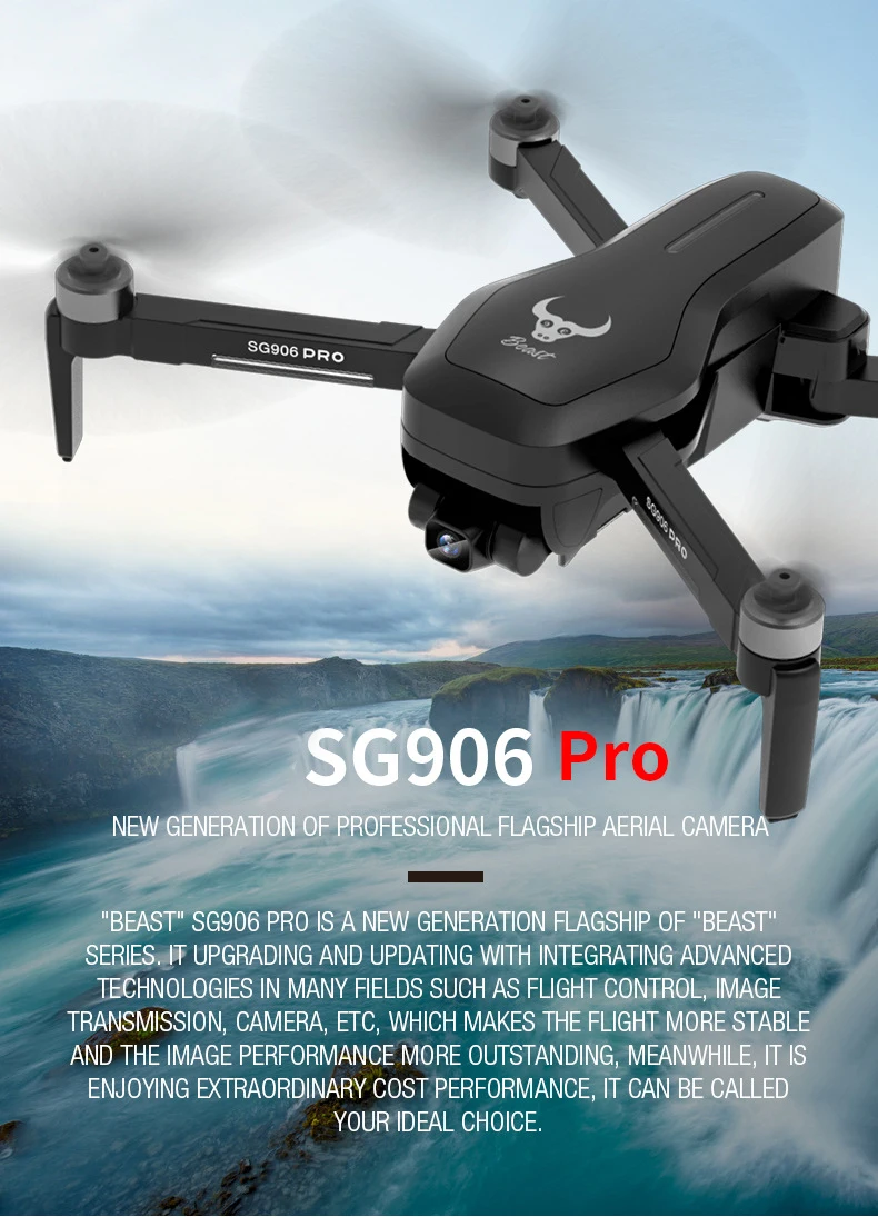 

SG906 Pro RC Drone with GPS 4K 5G WIFI 2 Axis Gimbal Dual Camera Professional 50X Zoom Brushless Motor Quadcopter