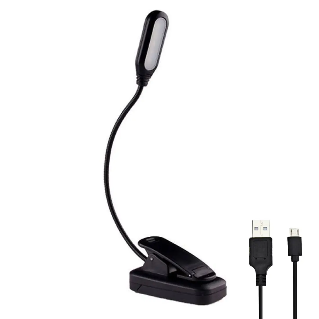 Светодиодный книга светильник s Usb Ночной регулируемый миниобъектив для