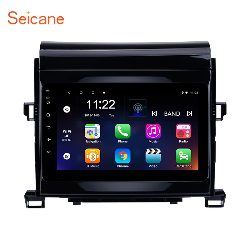 Seicane автомобильный Android10.0 радио 2Din 8 &quotАвто GPS для Toyota ALPHARD (Vellfire ANH20) с WIFI FM AUX задняя