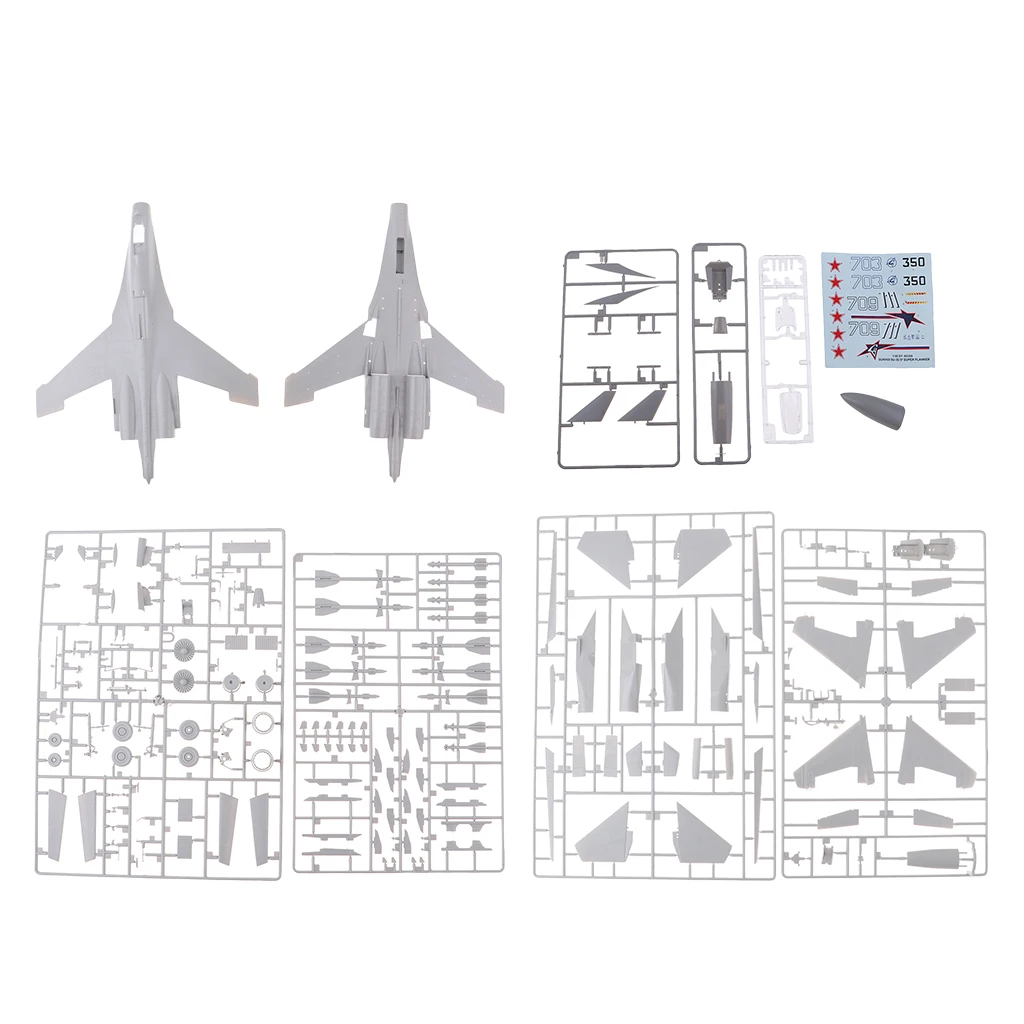 1/144 весы CCCP Flanker F комплекты моделей самолетов бойцов с наклейками|Наборы для