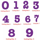 Металлические пресс-формы с арабскими цифрами 0  9, трафарет сделай сам, карточка, альбом для тиснения, ремесла, новинка 2019