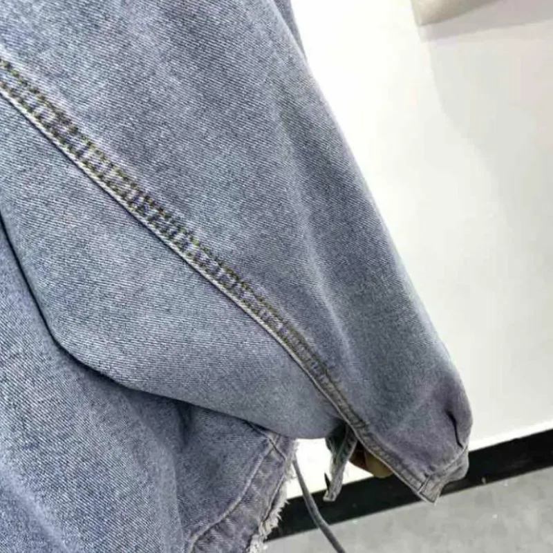 

Basic Jackets Women Loose Solid Batwing Sleeve Pockets Denim Outwear Harajuku Ulzzang BF All-match Popular Chic Korean Style New