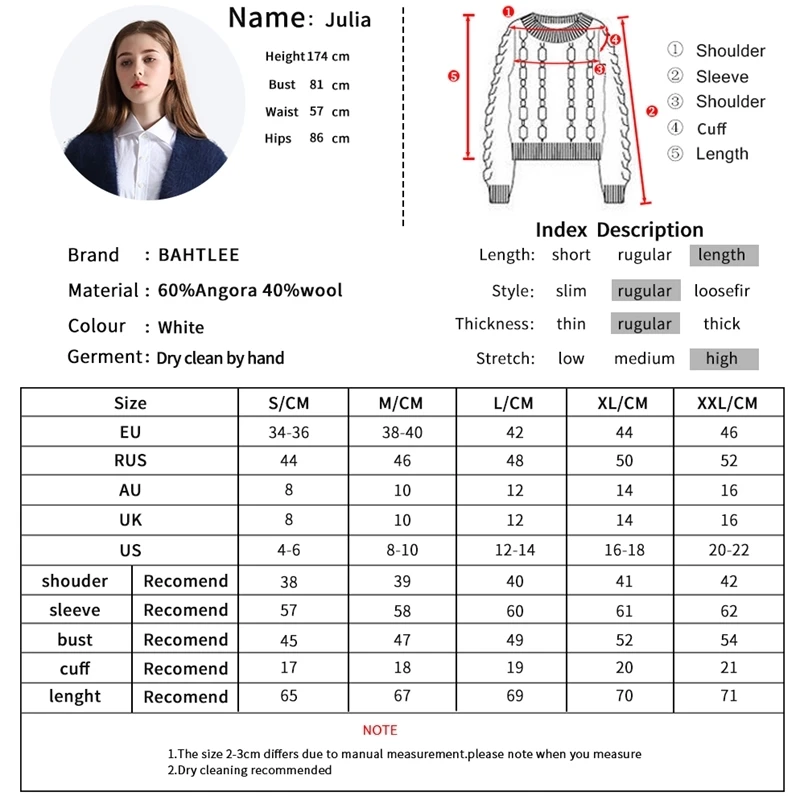 

Women's Angora Winter Jumper Turtleneck Pullovers Knitting Sweater Long Style Long Sleeve Keep Warm White