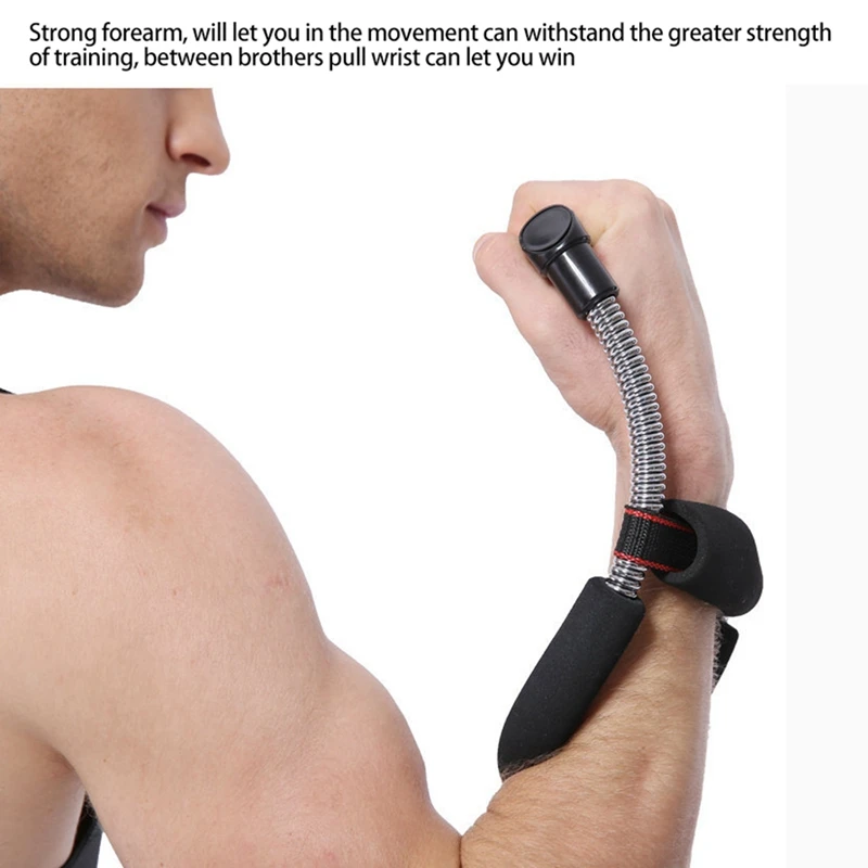 

Adjustable Forearm Hand Wrist Force Trainer Power Strengthener Hand Grip Exerciser Fit Gym Fitness Equipment