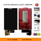 100% Оригинальный Новый ЖК-дисплей для Blackberry Key2 BBF100 сенсорный экран дигитайзер в сборе с рамкой + Инструменты