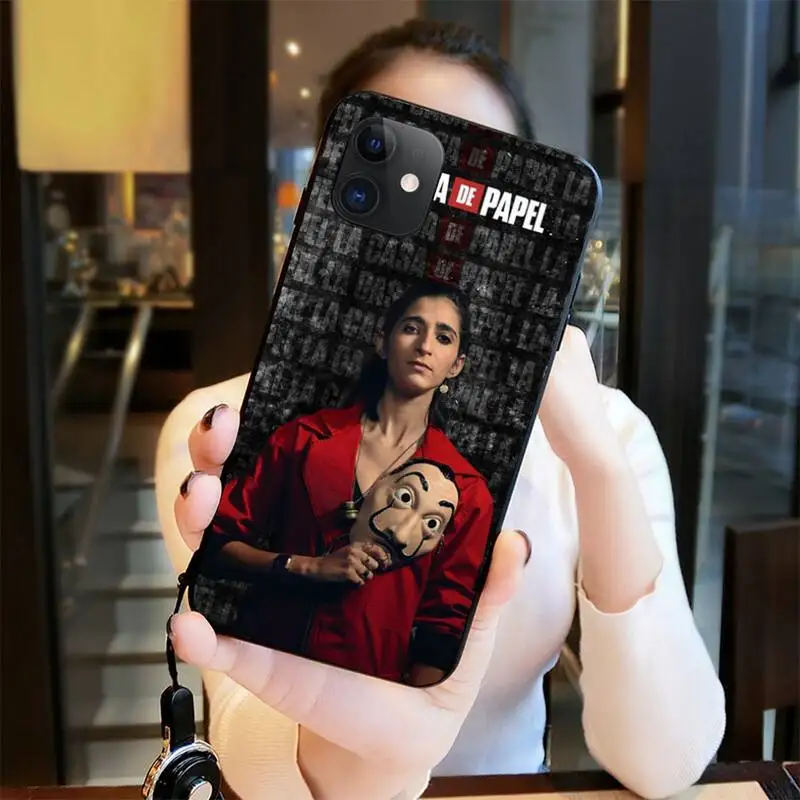 Чехол для телефона La Casa De Papel Money Heist мягкий силиконовый чехол из ТПУ iPhone 11 pro XS MAX 8 7 6