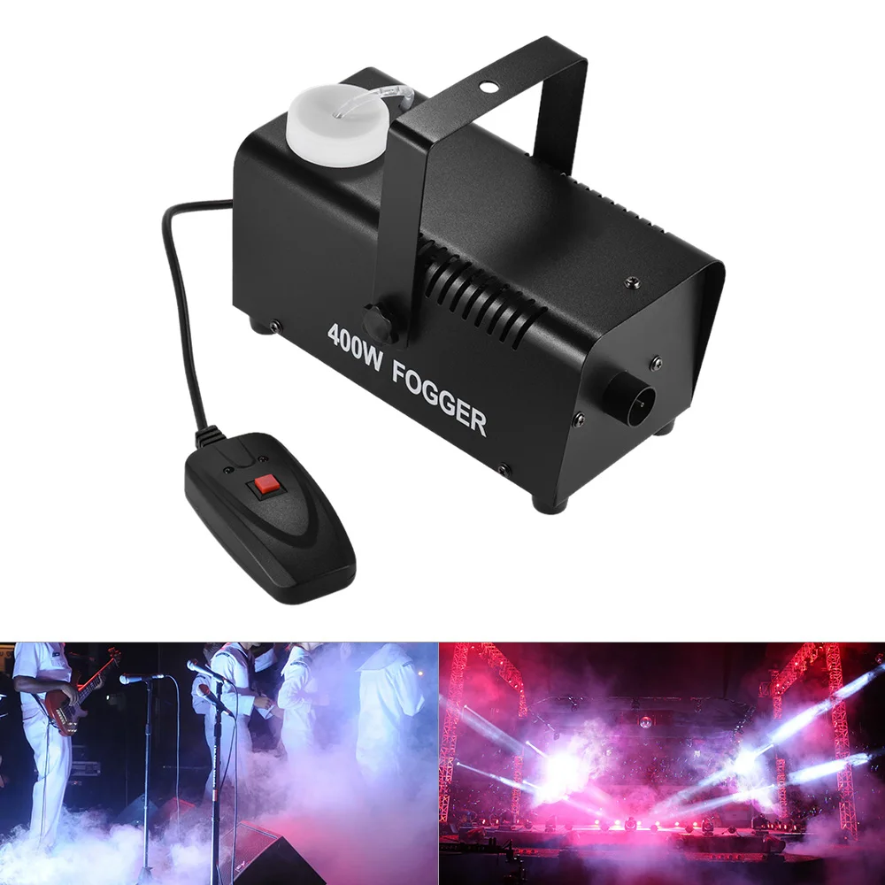 400 Вт туман дымовая машина с проводной пульт дистанционного управления