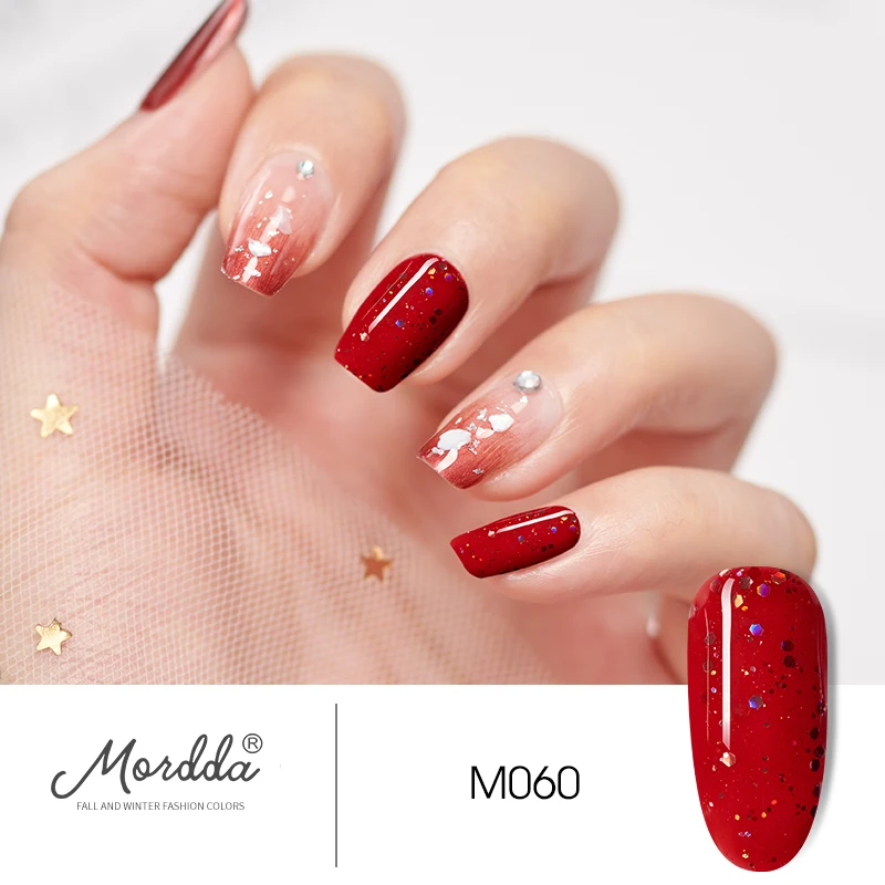 M-060 ROHWXY 8 мл УФ-Гель-лак замачиваемый Гель-лак для ногтей 60 цветов Vernis Nude Гель-лак для ногтей - Цвет: M-060