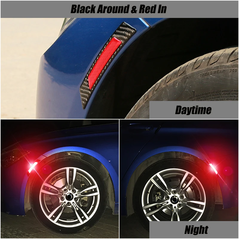 2 шт. автомобильные наклейки на брови светоотражающие для Hyundai акцентная соната