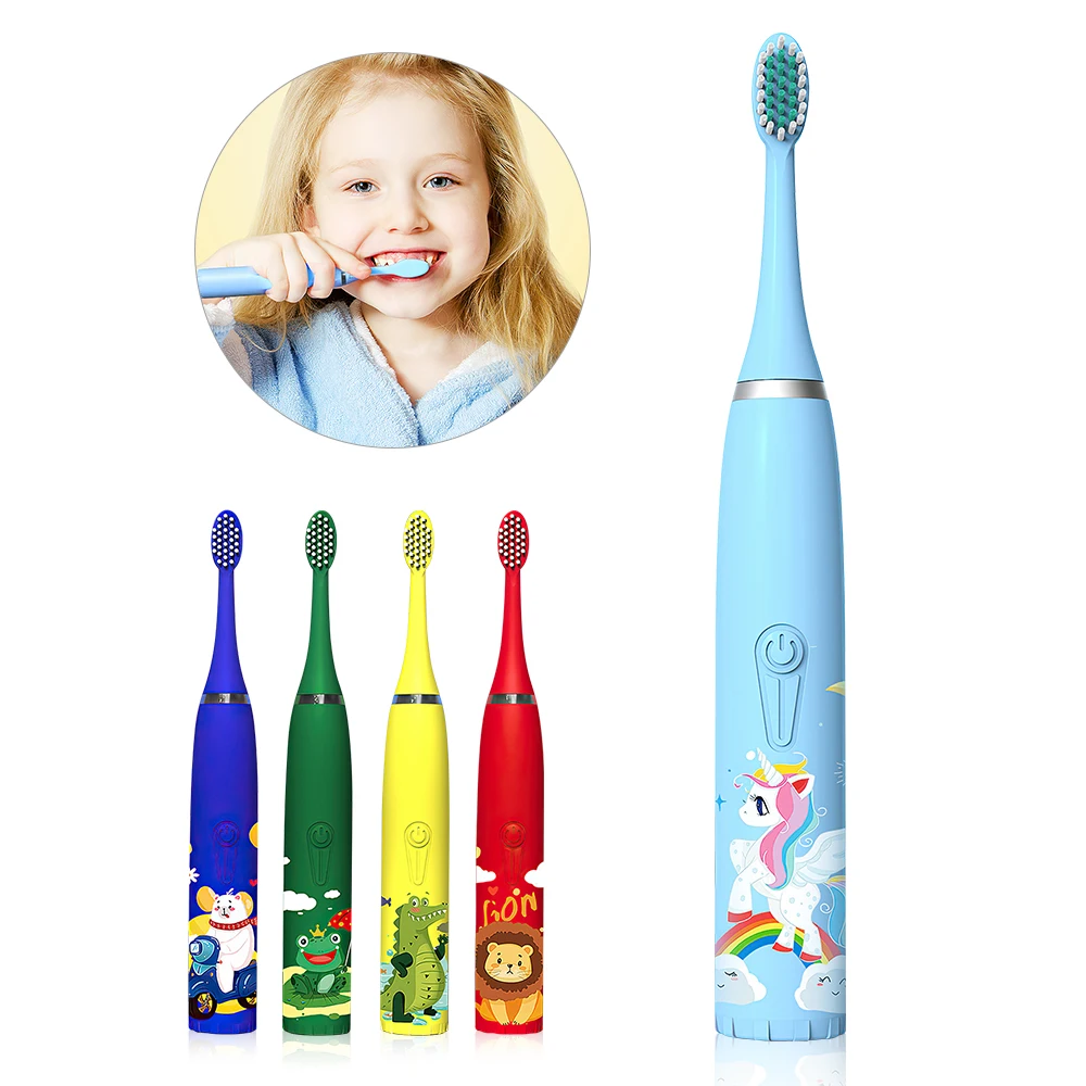 Детская электрическая зубная щетка DIOZO Sonic DuPont, мягкая щетина, маленькая головка щетки, умная зубная щетка, детский Прорезыватель