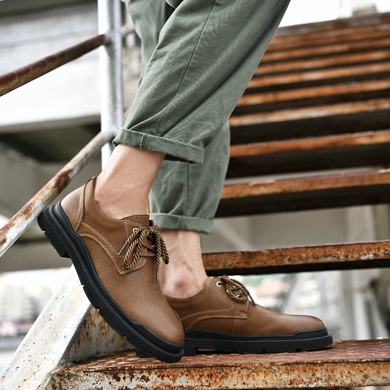 Мужские кожаные туфли 2020 мужские осенние из натуральной кожи дизайнерские