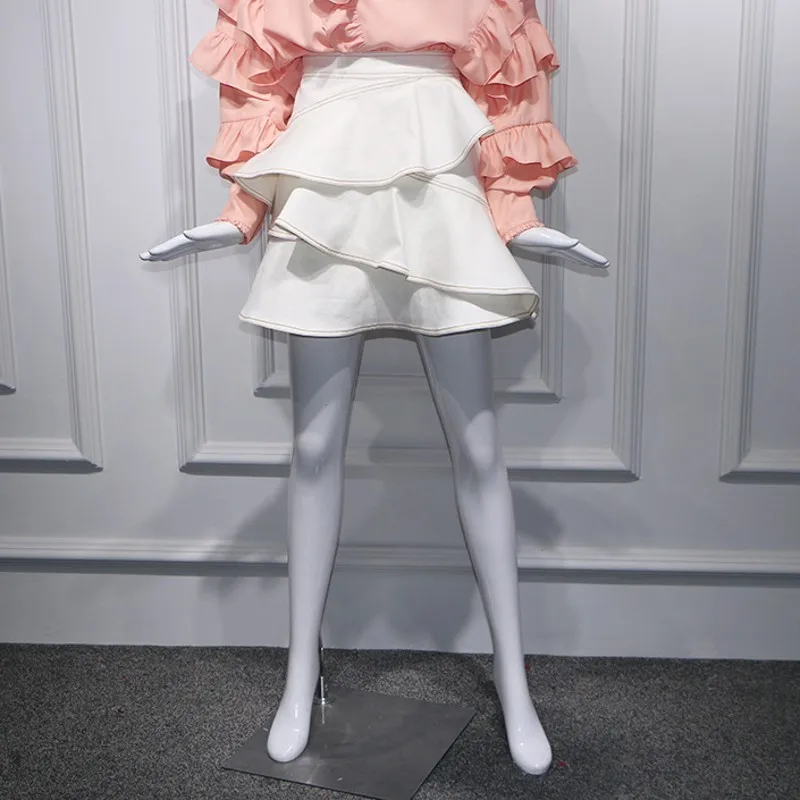 Милые стильные женские весенне-летние комплекты из двух предметов с оборками и