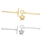 Полностью циркониевые материалы для ожерелья ручной работы, застежка для браслета, шарнирная застежка, соединитель, изготовление ювелирных изделий, застежки, аксессуары сделай сам