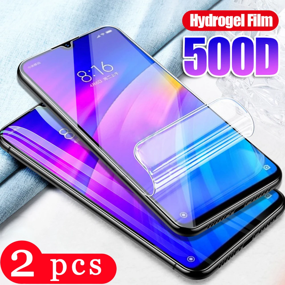 Гидрогелевая Защитная пленка для xiaomi redmi note 9s 8 8t 7 6 pro 8A 7A 6A защита экрана телефона