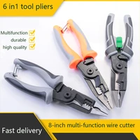 new multitool pliers terminal crimping tool wire stripper cable cutter crimper crimp plier long nose pliers for electrician