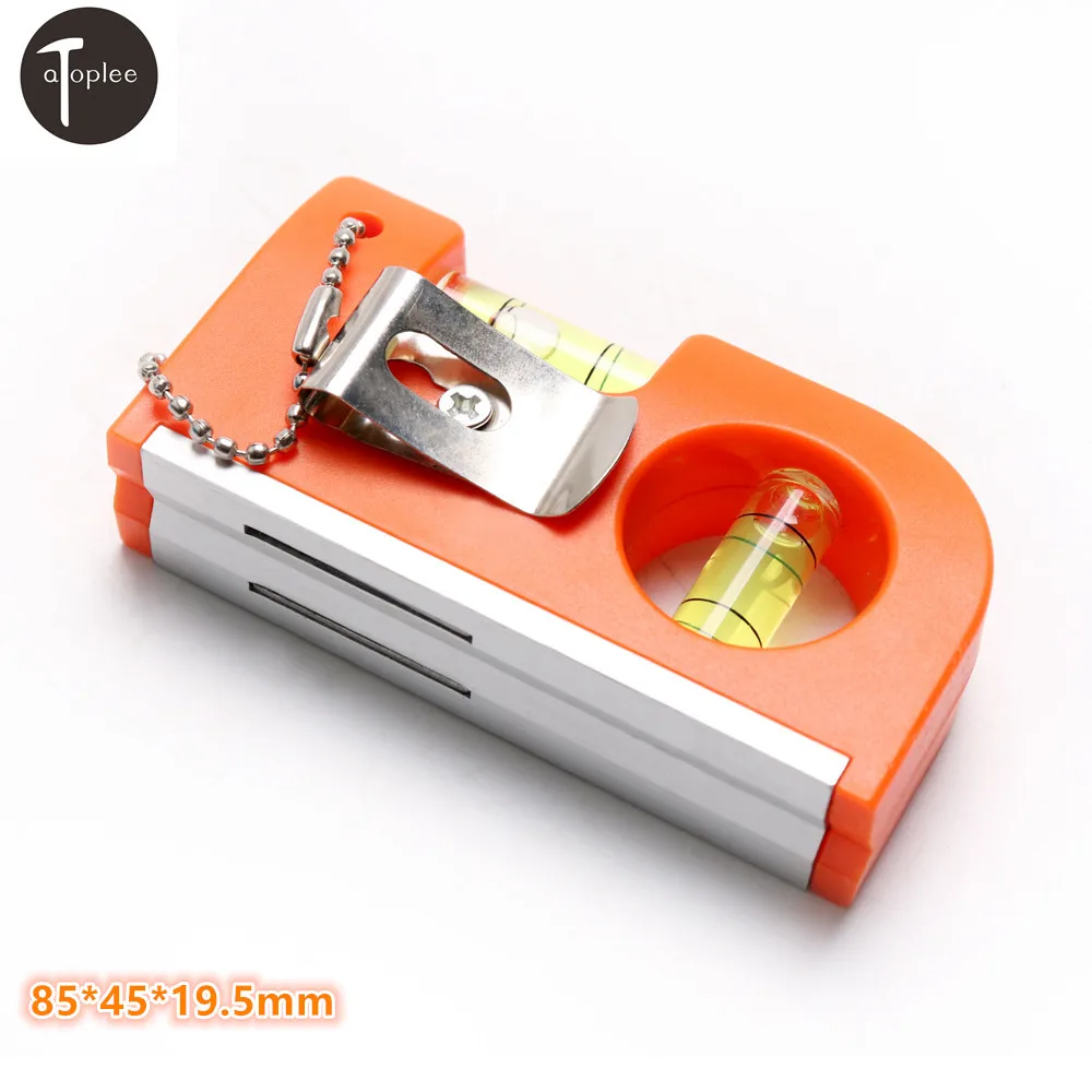 Мини брелок с магнитной V образной полосой 85*45*19 5 мм 1 шт.|mini level|level magnetleveling machine |