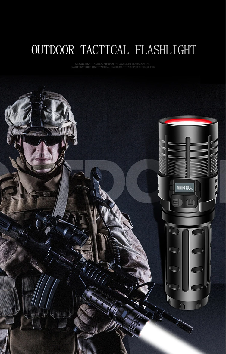 

Super Bright Mini Flashlight LED USB Waterproof Torch With Luminus SS-T40 lamp beads fixed focus 3 gear built-in 16340 battery