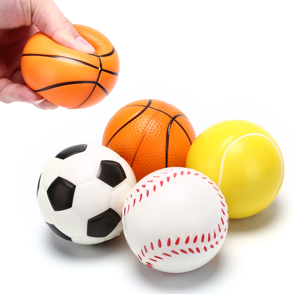

7cm sponge foam pu ball new decompression children's toy elastic baseball toy