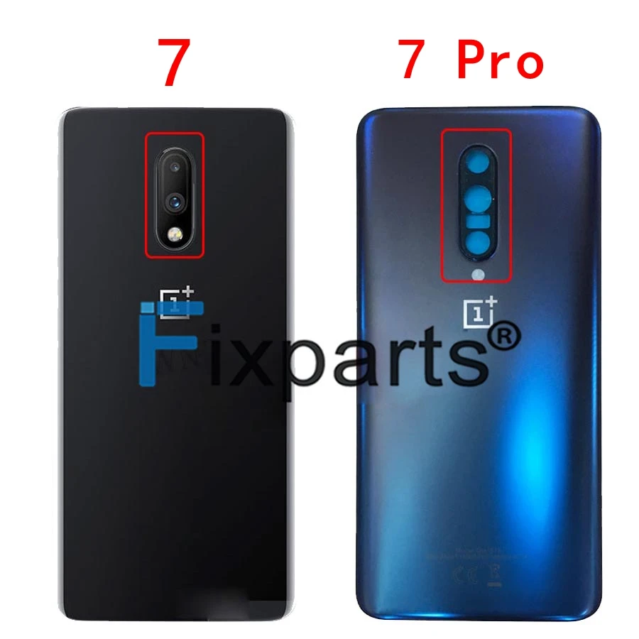 Оригинальное стекло для OnePlus 6 6T Задняя Крышка батарейного отсека заднее Oneplus 7 Pro 1