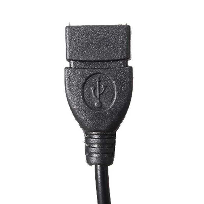 3 5 мм штекер аудио AUX разъем к USB 2.0 тип A Женский Адаптер конвертера OTG кабель