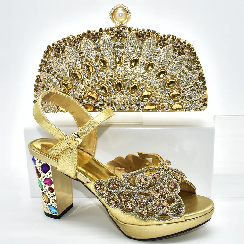 Новые модные туфли и сумочки женская обувь на высоком каблуке Итальянская с