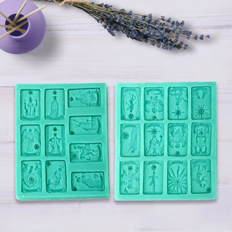 

DIY Craft Card Necklace Epoxy Resin Mold Earrings Pendant Casting Silicone Mould