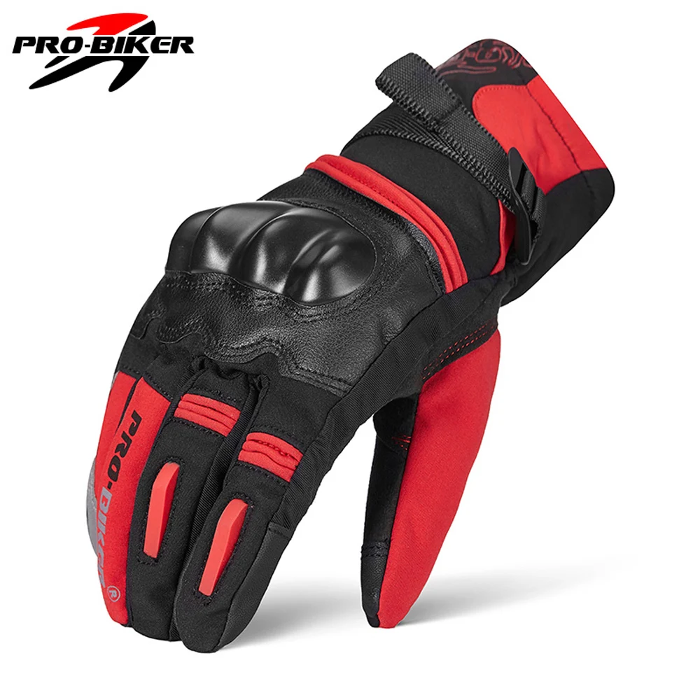 

Motorcycle Gloves Touchscreen Waterproof Winter Cycling Gloves Windproof Sport Ski Gloves Motorcycle Bicycle Scooter Warm Glove