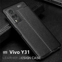 for cover vivo y31 case for vivo y31 coque luxury phone back shockproof bumper tpu soft leather for fundas vivo y31 y 31 cover