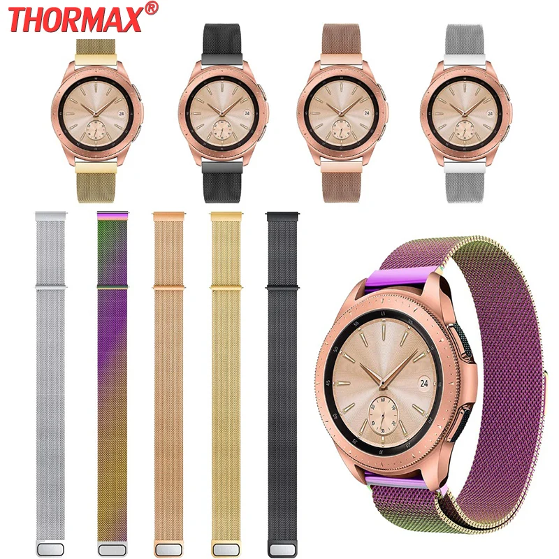 22 мм 20 для samsung Galaxy 42/46 &amp gear Sport S2 S3 Frontier классический ремешок Huami Amazfit из