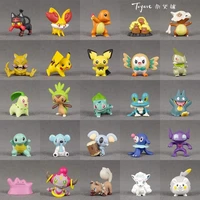 takara pokemon anime lycanroc kyogre solgaleo zeraora figure toys action collections for children