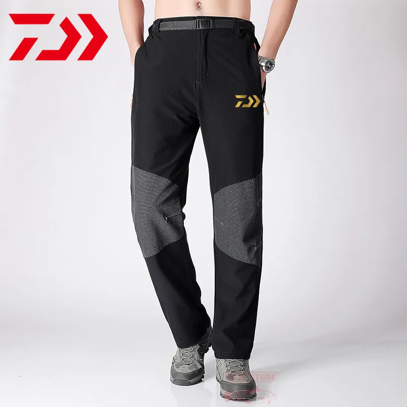 

Daiwa New Men Breathable Quick Dry Fishing Pants Elastic Thin Waterproof Hiking Mountaineering Pants Outdoor Sport Fishing Wear
