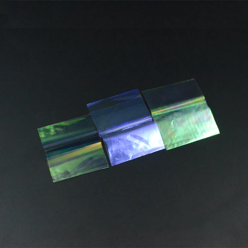 30 листов 3 цвета в ассортименте фиолетовая/синяя/Розовая Радужная плёнка для