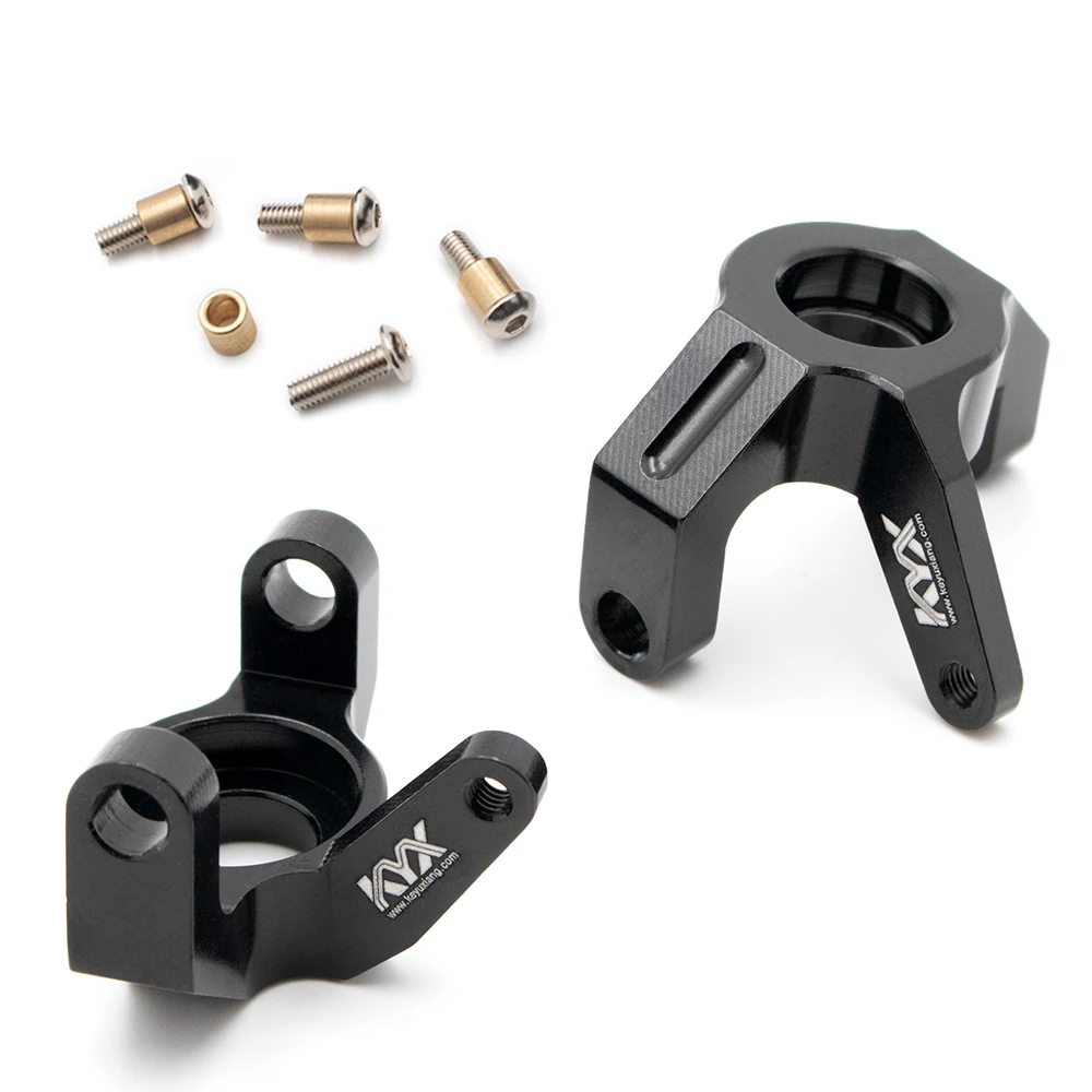 

1Pair Climbing Car Axial Wraith 90048 RR10 Aluminum Alloy Wheel Hub Carrier Metal Steering Knuckle for 1/10 RC Cars
