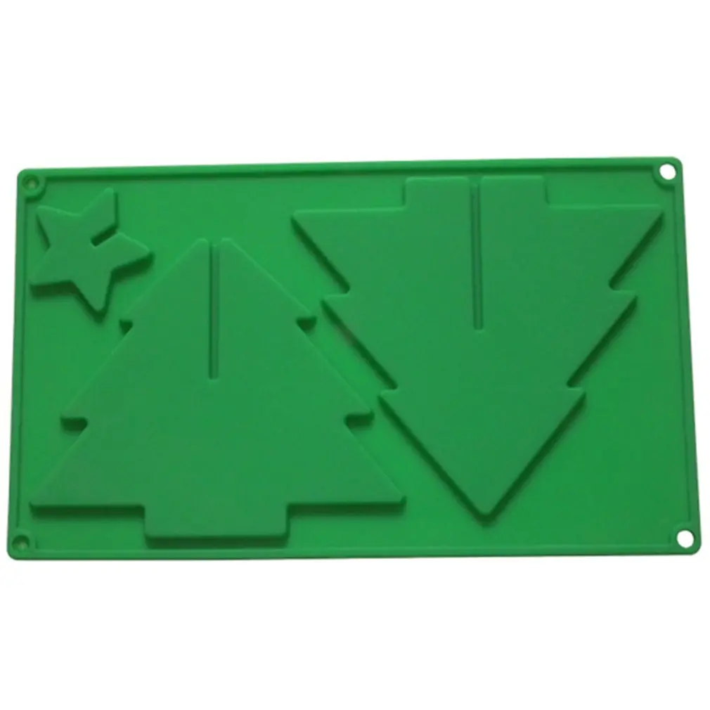 

Cake Mold Silicone Christmas Tree DIY Baking Sugar Chocolate Cutter Mould Fondant Cake Decorating Tool Baking Tools