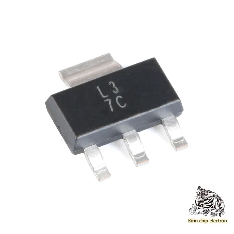 10 шт./лот новый патч LM317DCYR SOT 223 1.5A 3 Регулируемый регулятор положительного