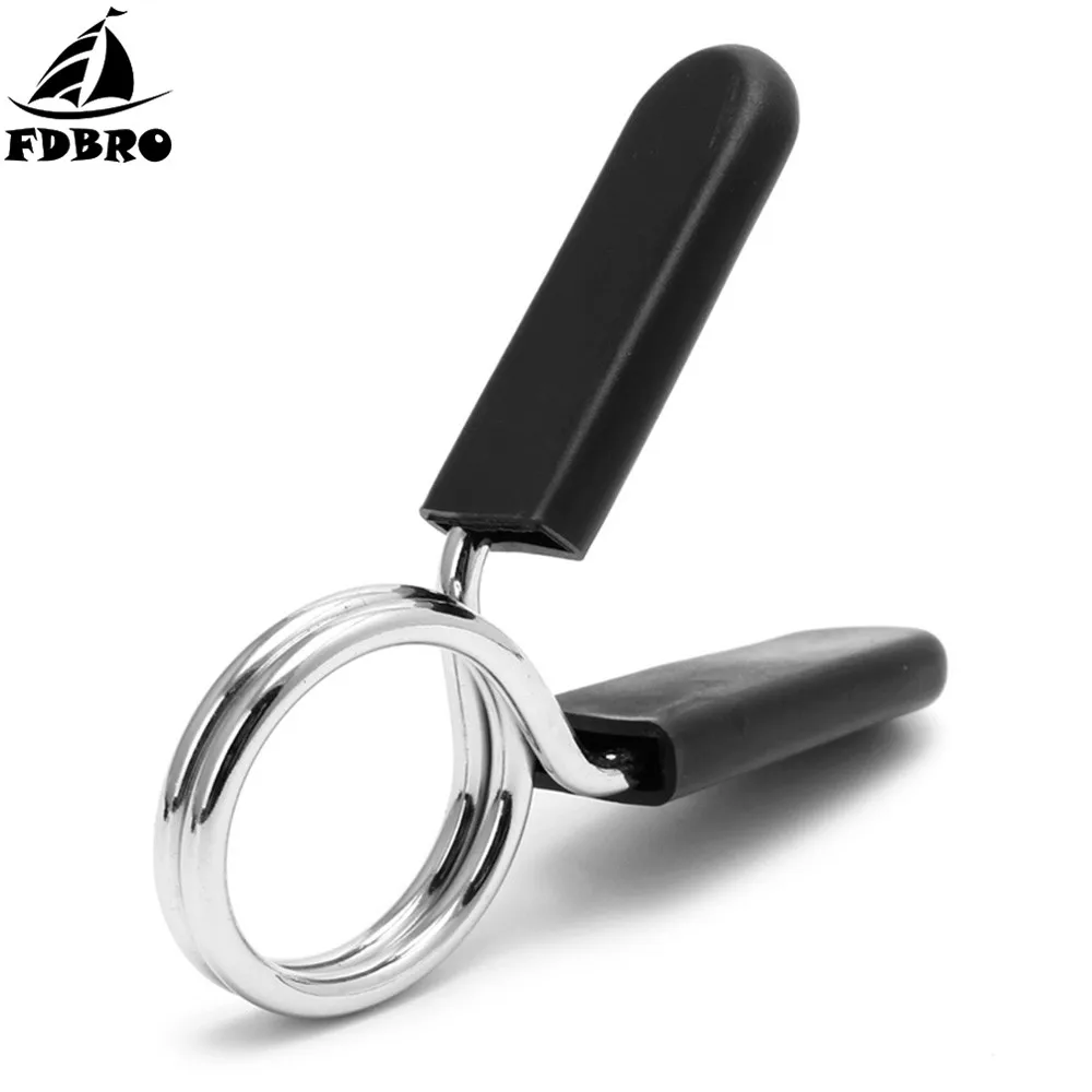 FDBRO 1 шт 24/25/28 Spinlock штангой ошейники воротник замок зажимы зажим Вес подъема бар гантели для тренажерного зала Фитнес здания тела