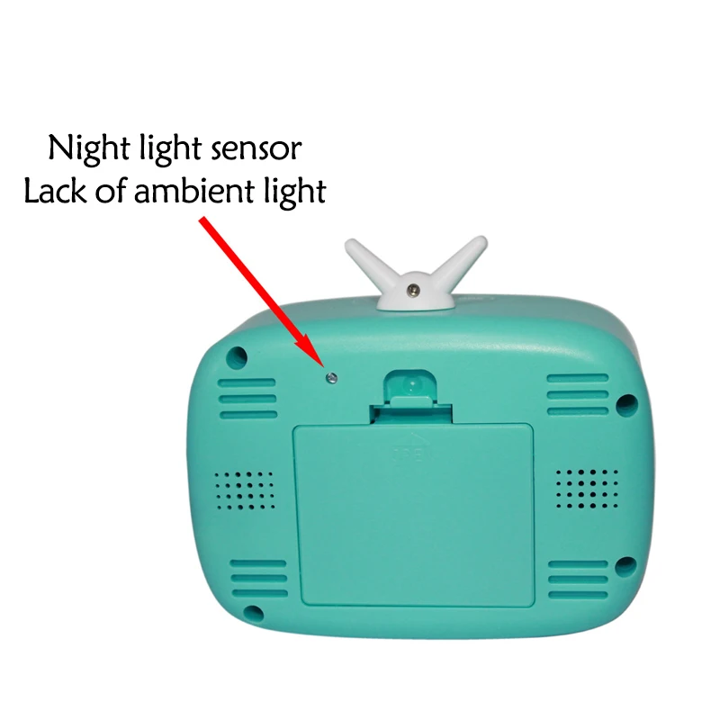 

Kids Digital Alarm Clock Night Light Snooze Temperature Clocks Students To Wake Up At Bedroom Batteries Operated Alarm Clock