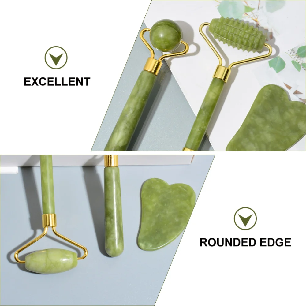 

1 Set Safe Body Massagers Girl Facial Massagers Handheld Jade Massagers