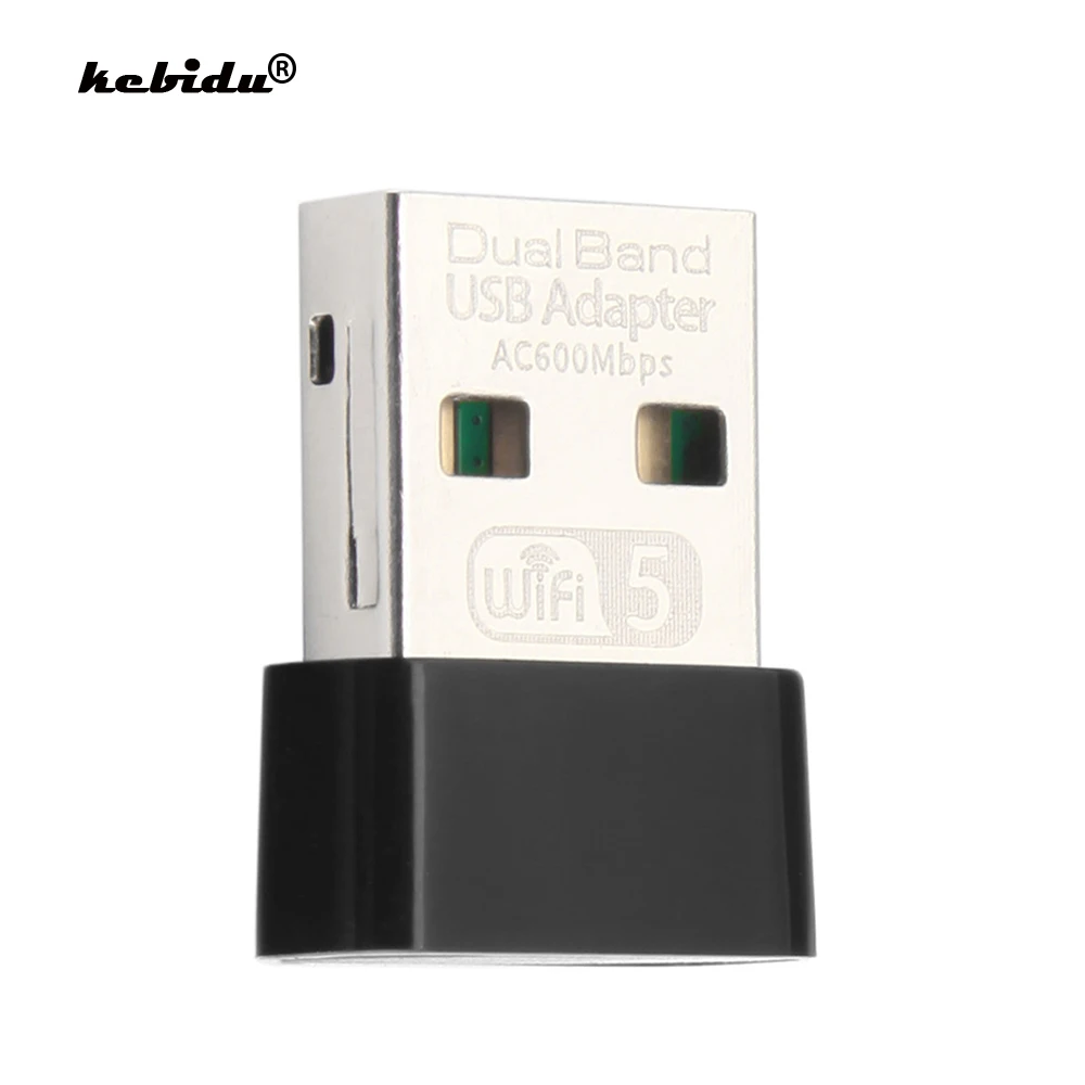 

Kebidu 600 Мбит/с USB WiFi адаптер двухдиапазонный 2,4 ГГц 5 ГГц WiFi антенна Realtek RTL8811 мини беспроводной компьютер сетевая карта приемник