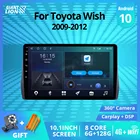 Автомобильный радиоприемник 2DIN Android 2009 для Toyota Wish 2012-, GPS-навигация, стереоприемник, автомобильное радио, стерео DSP, автомобильный мультимедийный плеер
