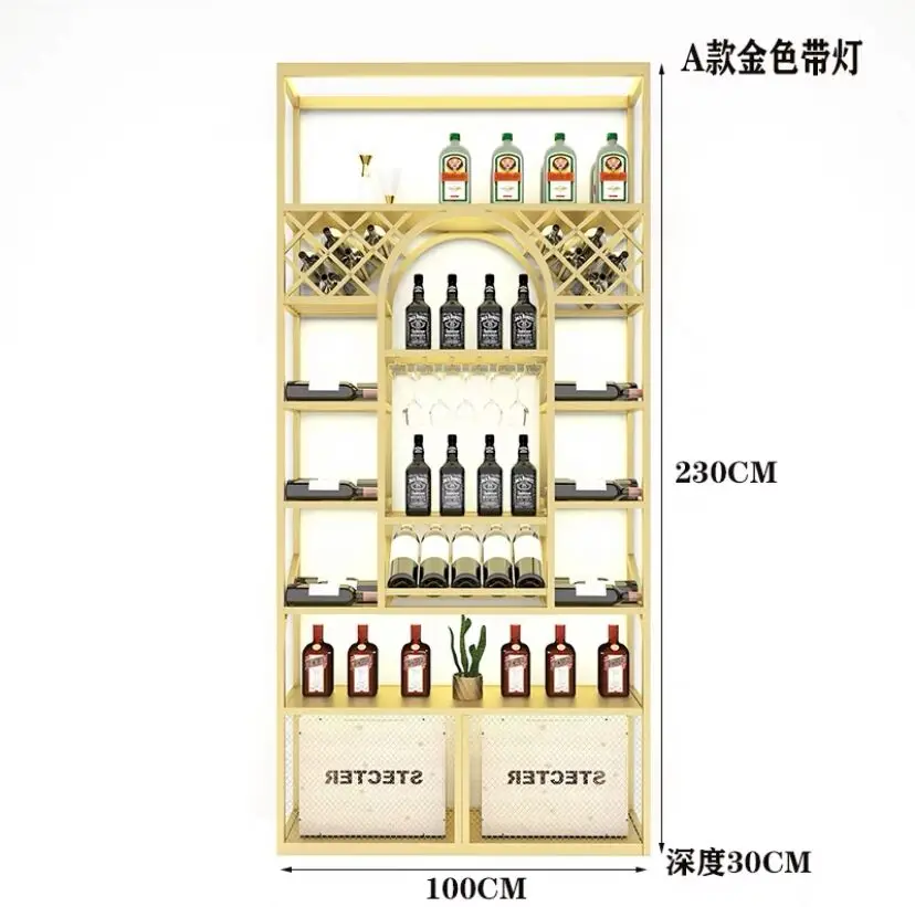 

China Furniture LANBO Red Wine Cabinet Small Constant Temperature Household Ice Bar Double Door Embedded Beverage Cabinet