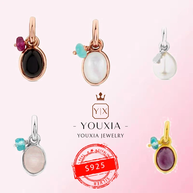 

1:1 925 Sterling Silver Custom Noble Simple Temperament Fashion Personality Pendant