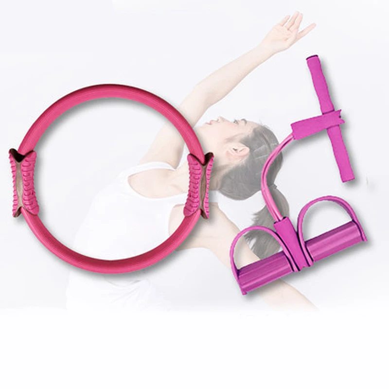 

38cm Pilates Ring Device for Pelvic Floor Muscle Training Massage Roller Yoga Ring Fitness Equipment Belly Exercise Bodybuilding