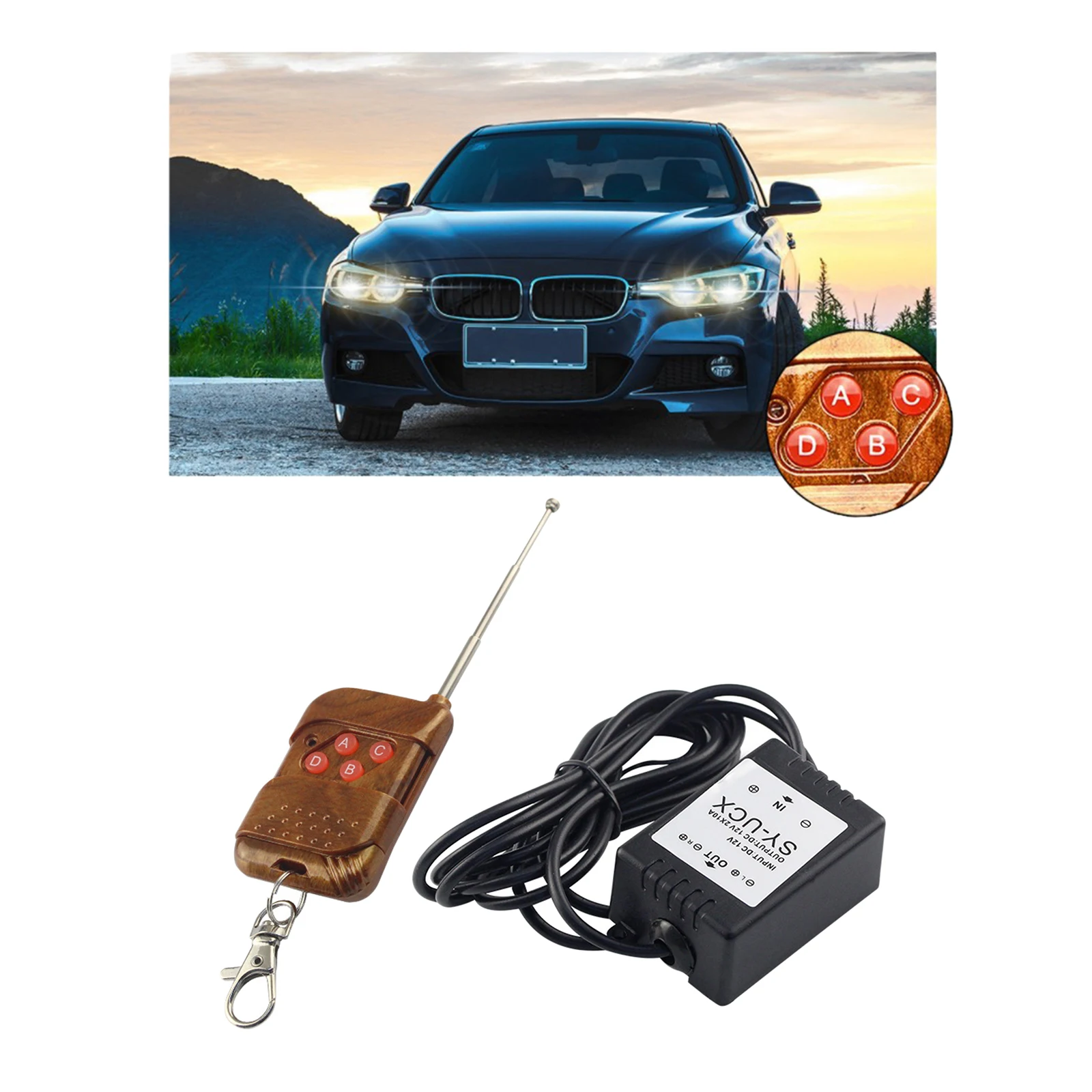 

16 режимов «Орлиный глаз», Автомобильный светодиодный контроллер, Автомобильный светодиодный стробоскоп, вспышка, беспроводной пульт диста...