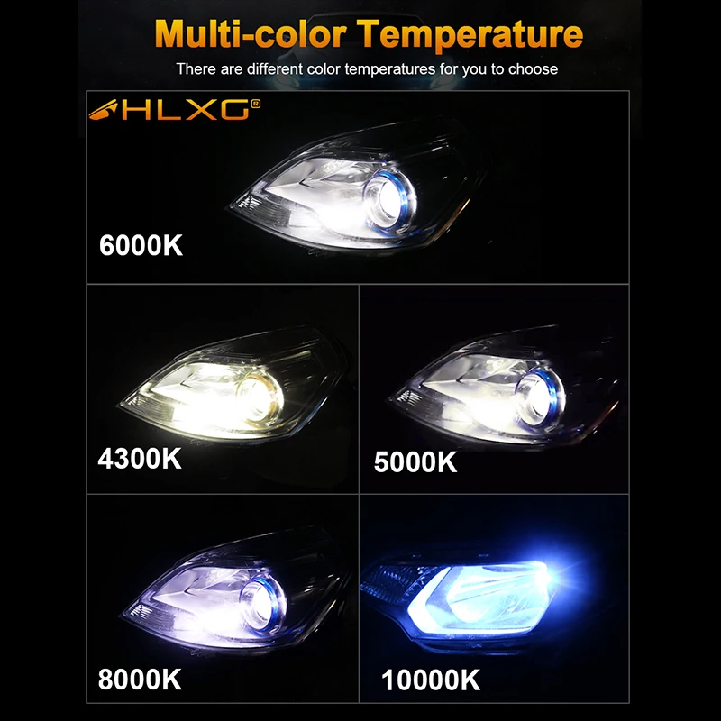 2 шт. Автомобильные светодиодные ламсветильник h4 50 Вт 10000 лм|Передние LED-фары для