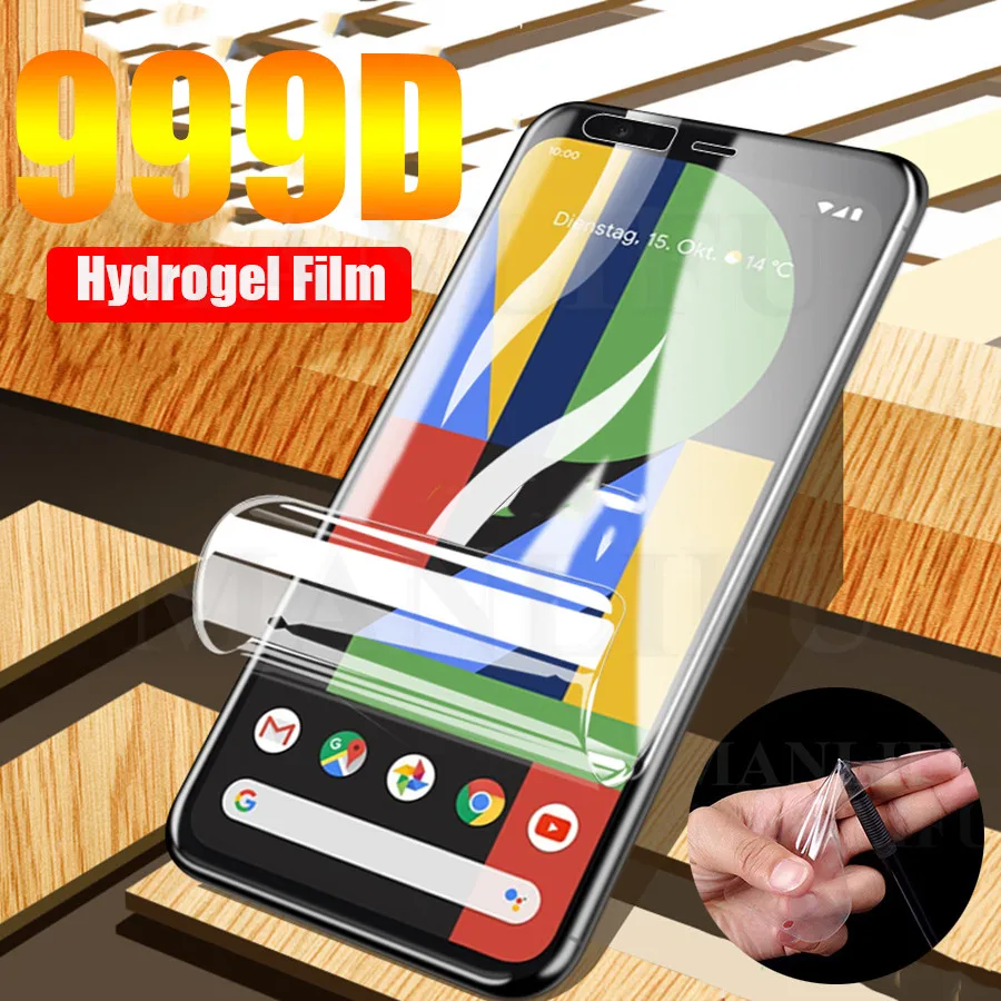3D с закругленными углами и полным гидрогель пленка для Google Pixel 5 4XL 3XL 3a XL 2 ТПУ Экран
