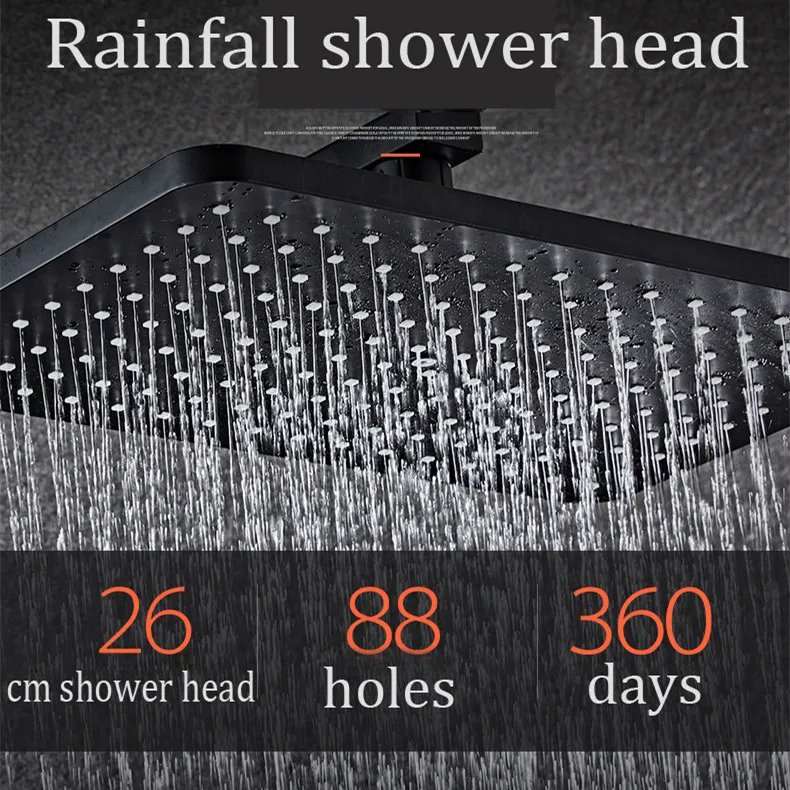 Цифровая Душевая система sendukt качественный латунный Смеситель для ванной