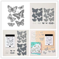 butterfly metal cutting dies and stamps for scrapbooking diy album stamp paper card embossing decor craft stencils die cut