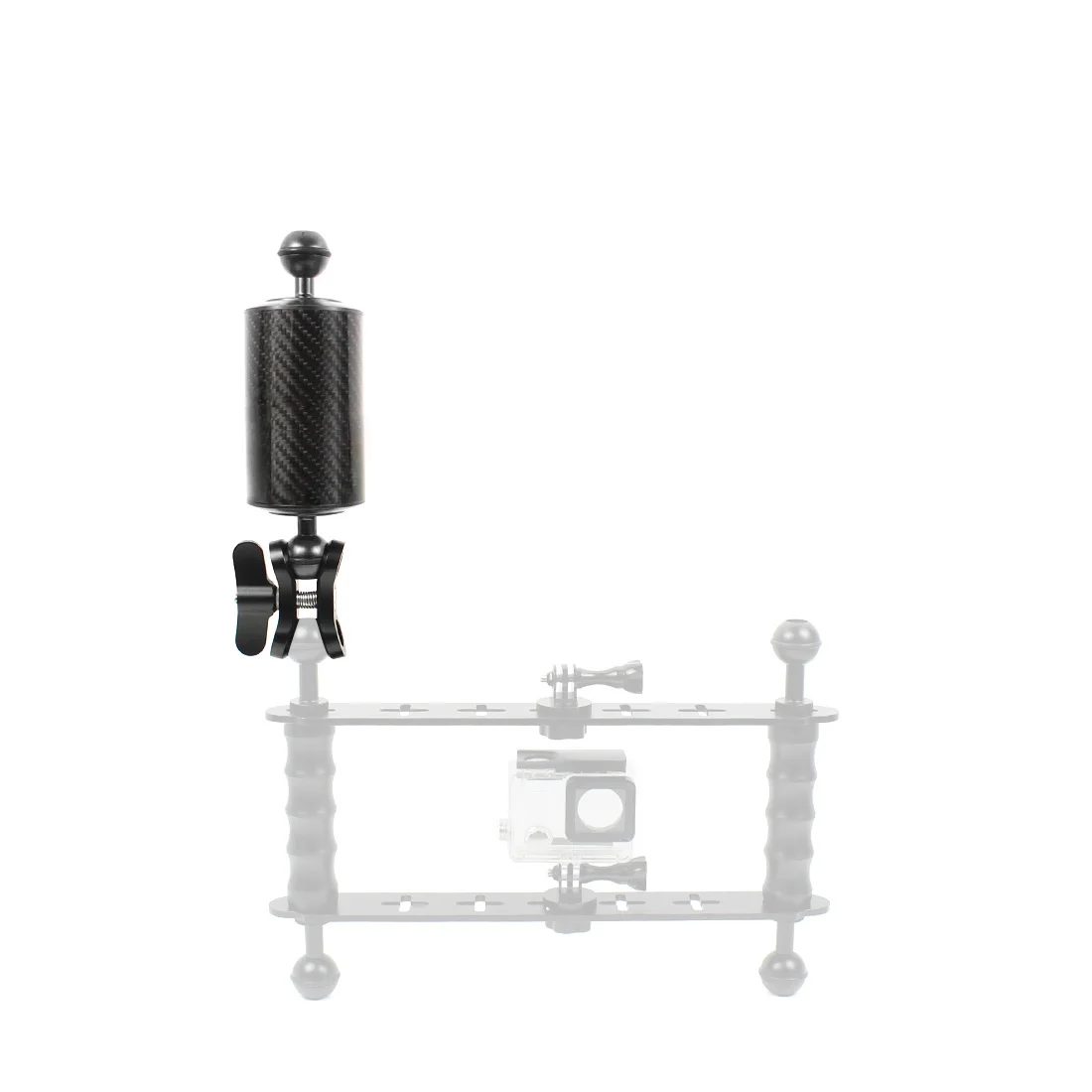 BGNing Upgrade Carbon Fiber Float плавучие удлинители Arm двойной шар 1 дюйм с зажимом Адаптер для