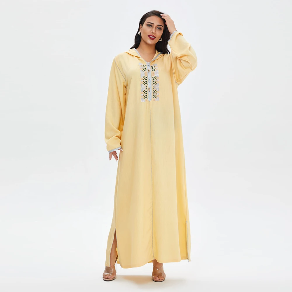 

New Ramadan Eid Abaya Dubai Muslim Arabic Dress Turkey Dresses For Women Islam Clothing Robe Longue Jelaba Femme Musulman Kaftan